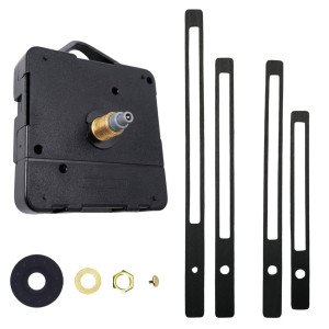 Černé dřevěné ručičky na hodiny s tichým quartz strojkem pro moderní interiéry. 2