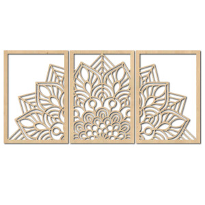 Designová mandala a hodiny strom života. Dopřejte interiéru osobitý charakter. 2