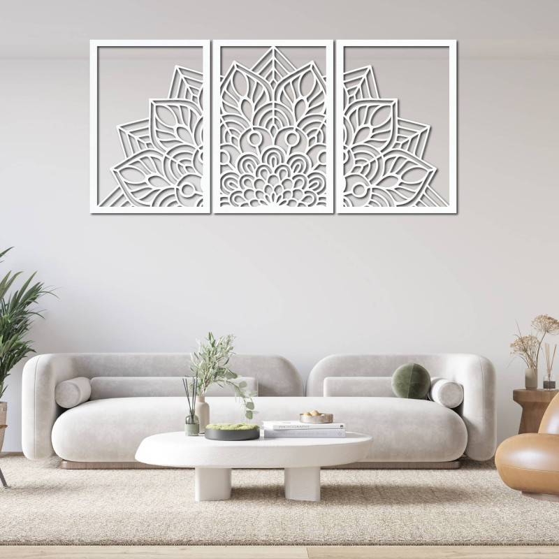 Designová mandala a hodiny strom života. Dopřejte interiéru osobitý charakter.