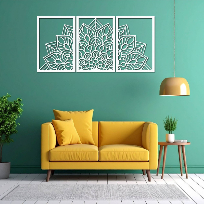 Designová mandala a hodiny strom života. Dopřejte interiéru osobitý charakter.