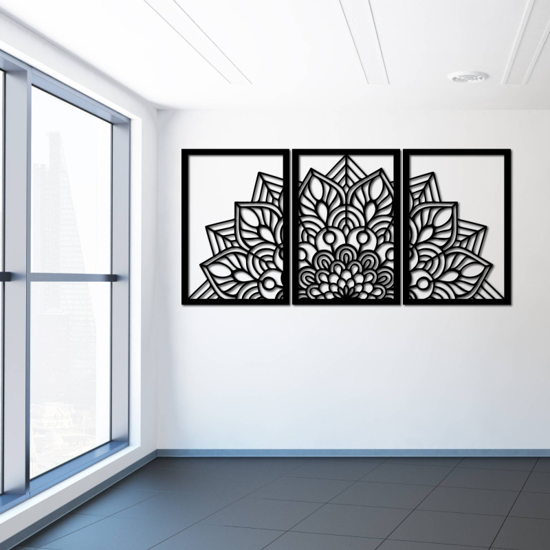 Designová mandala a hodiny strom života. Dopřejte interiéru osobitý charakter.