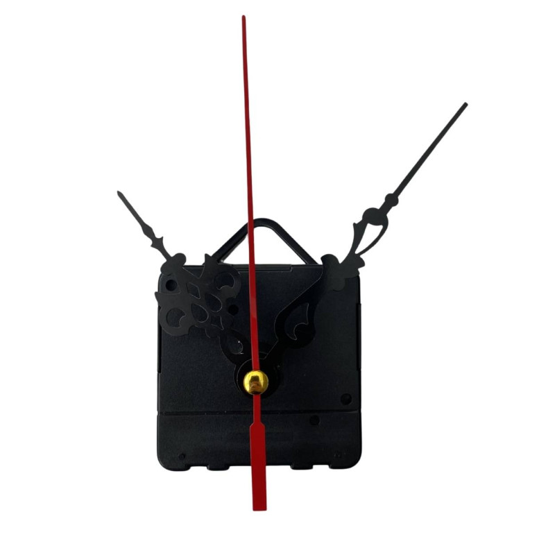 Extravagantní černé hliníkové ručičky na hodiny pro výrazné a originální designy.