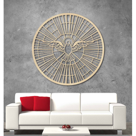 Duch svatý – Sakrální vitráž a symbol nebeského klidu