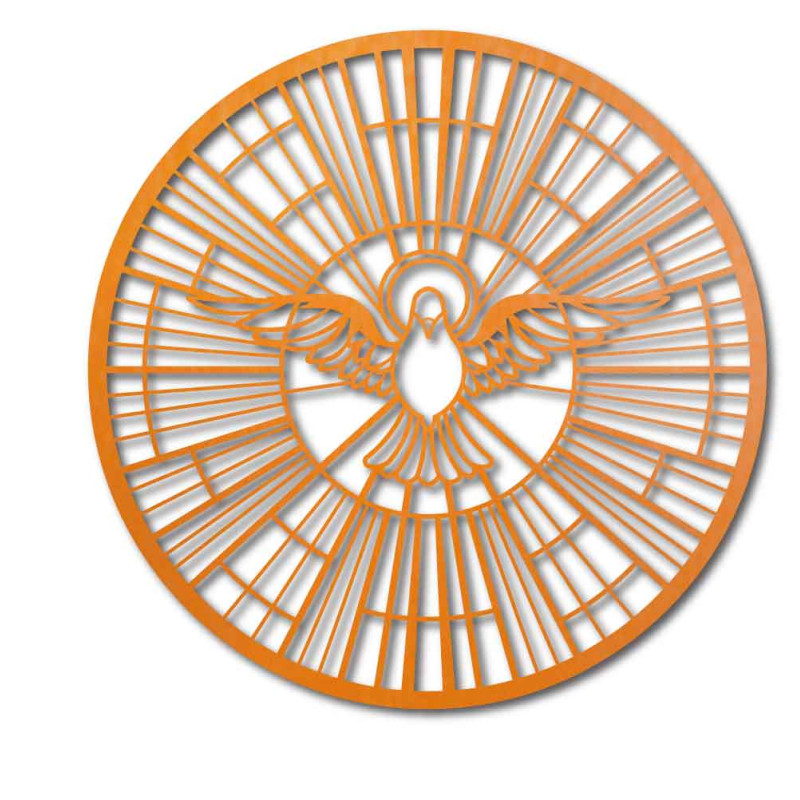 Dřevěný obraz Holubice – Symbol Ducha svatého