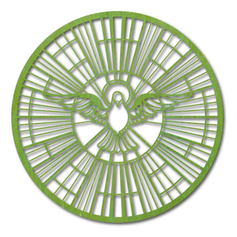 Posel pokoje: Umělecká dekorace s motivem Ducha svatého