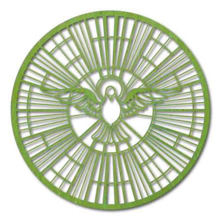 Posel pokoje: Umělecká dekorace s motivem Ducha svatého