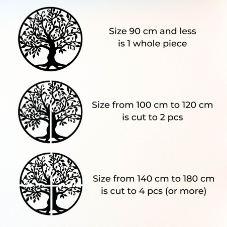 Dřevěný obraz na zeď - Strom života symbolizuje růst