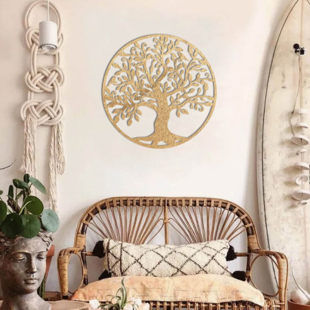 Dřevěný obraz na zeď stom života