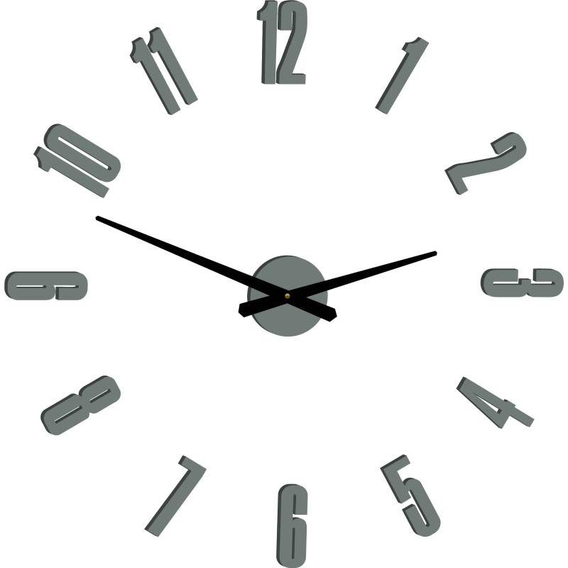 Nalepovací hodiny na zeď do obývacího pokoje moderní