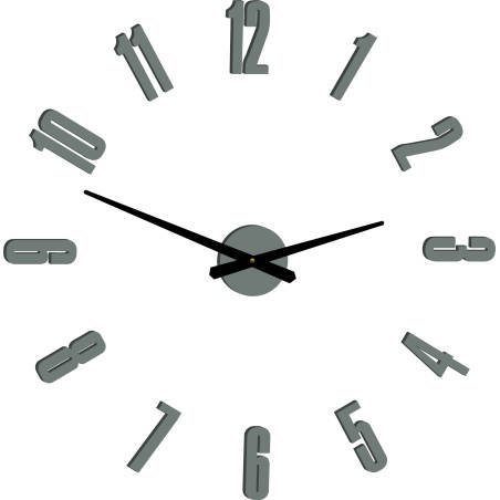 Nalepovací hodiny na zeď do obývacího pokoje moderní