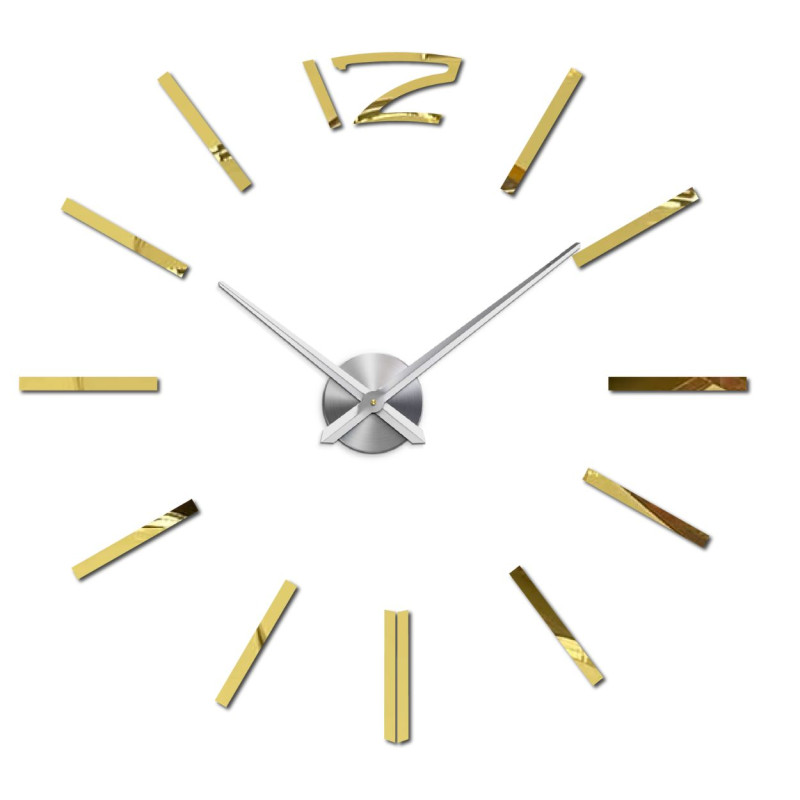 Nalepovací nástěnné hodiny zrcadlové - PROFIE