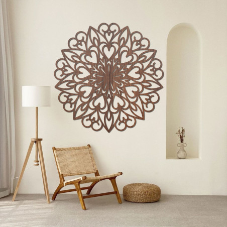 Mandala Dřevěná dekorace na zeď