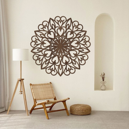 Mandala Dřevěná dekorace na zeď