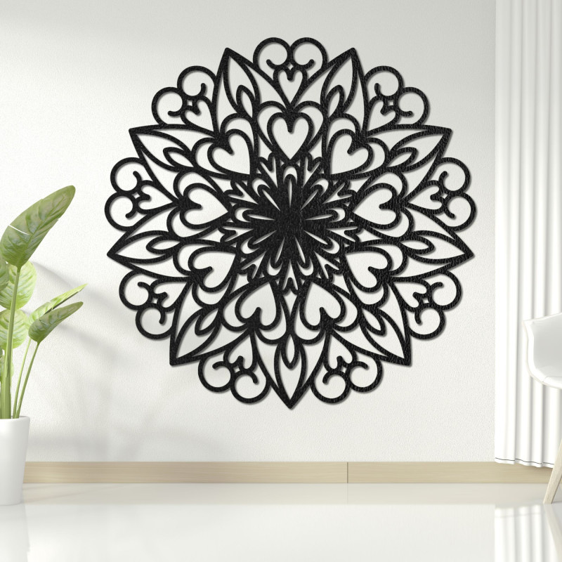 Mandala Dřevěná dekorace na zeď