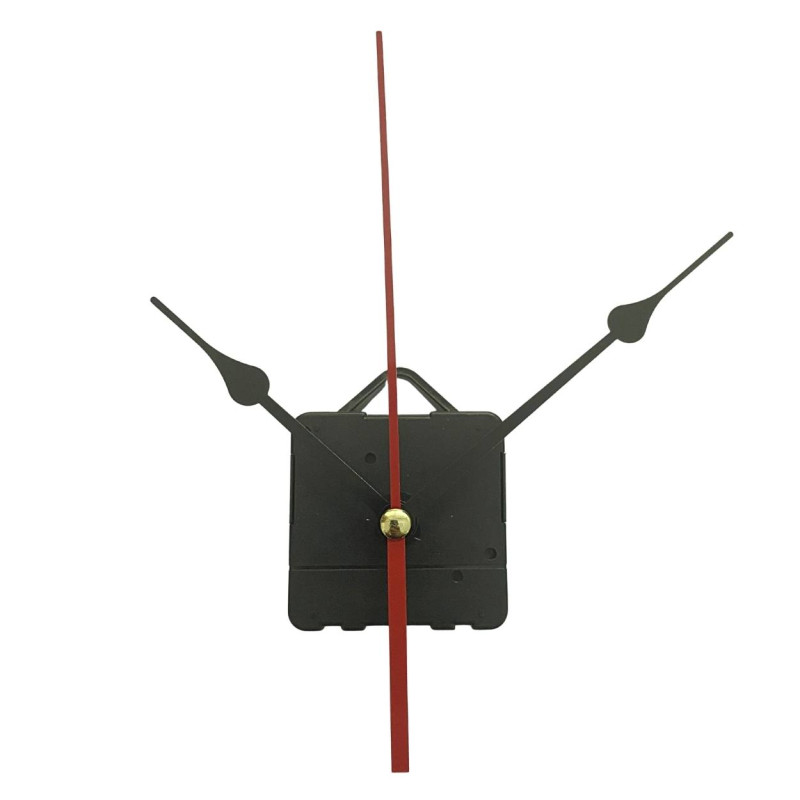 Minimalistické černé hliníkové ručičky pro nástěnné hodiny s elegantním slzičkovým tvarem.
