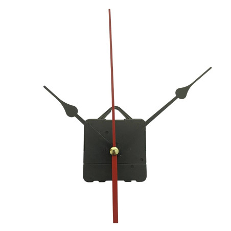 Minimalistické černé hliníkové ručičky pro nástěnné hodiny s elegantním slzičkovým tvarem.