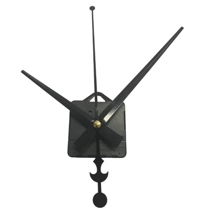 Minimalistické černé ručičky z lehkého hliníku s ikonickým detailem kotvy pro stylové nástěnné hodiny.