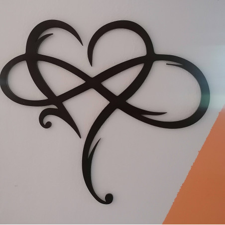 Dřevěný obraz na zeď srdce