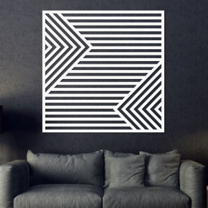 Dřevěná dekorace na zeď - PRISMA 2