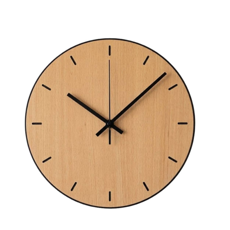 Stylové černé ručičky na hodiny vhodné pro minimalistický interiér.