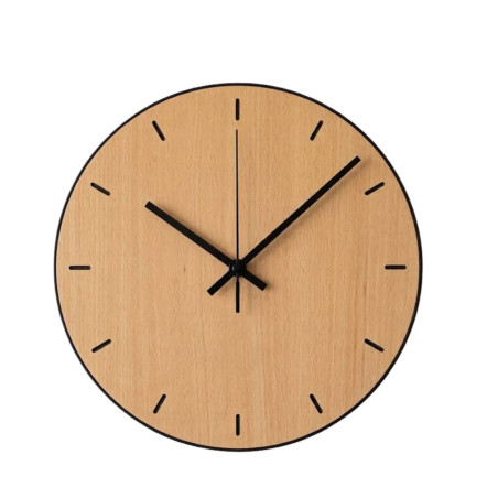 Stylové černé ručičky na hodiny vhodné pro minimalistický interiér.