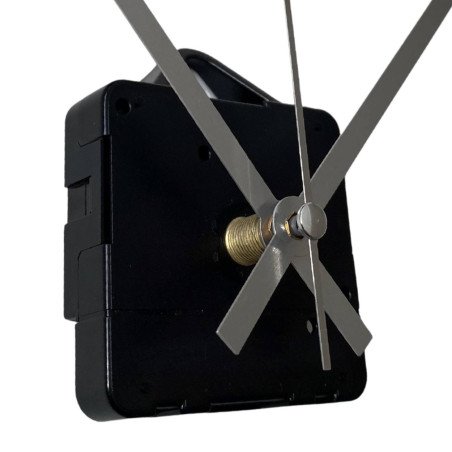 DIY stříbrné ručičky na hodiny pro vlastní tvorbu designových nástěnných hodin.