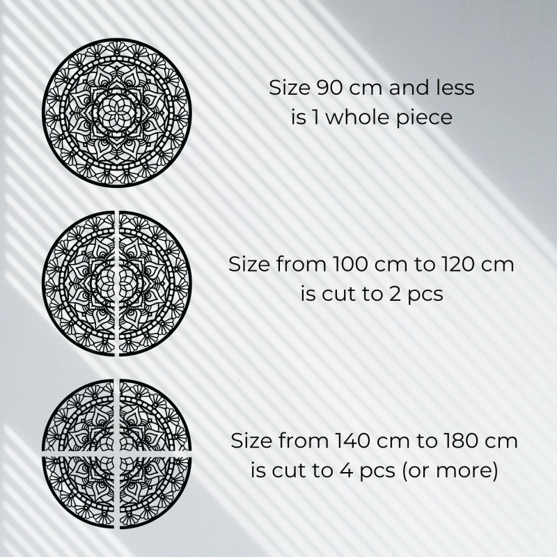 Dřevěná mandala na zeď Design | AFRODITA