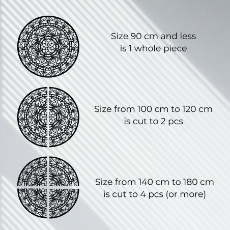 Dřevěná mandala na zeď Design | AFRODITA