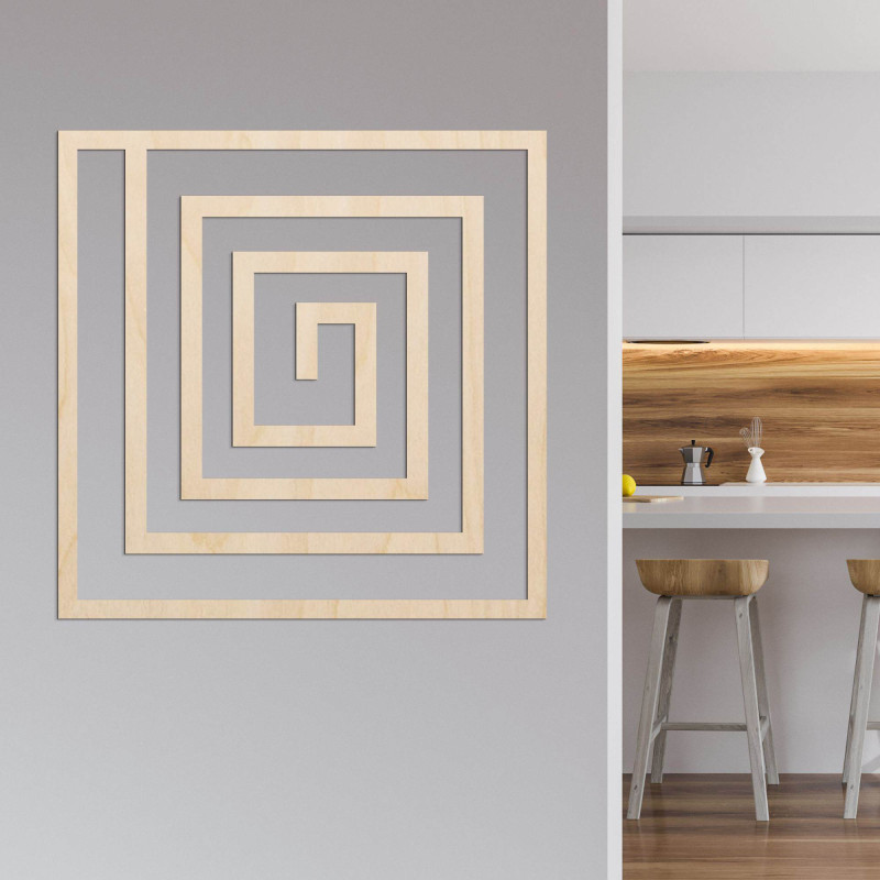 Dekorace zaujme již na první pohled svým geometrickým rytmem, který dodává prostoru moderní a zároveň nadčasový vzhled