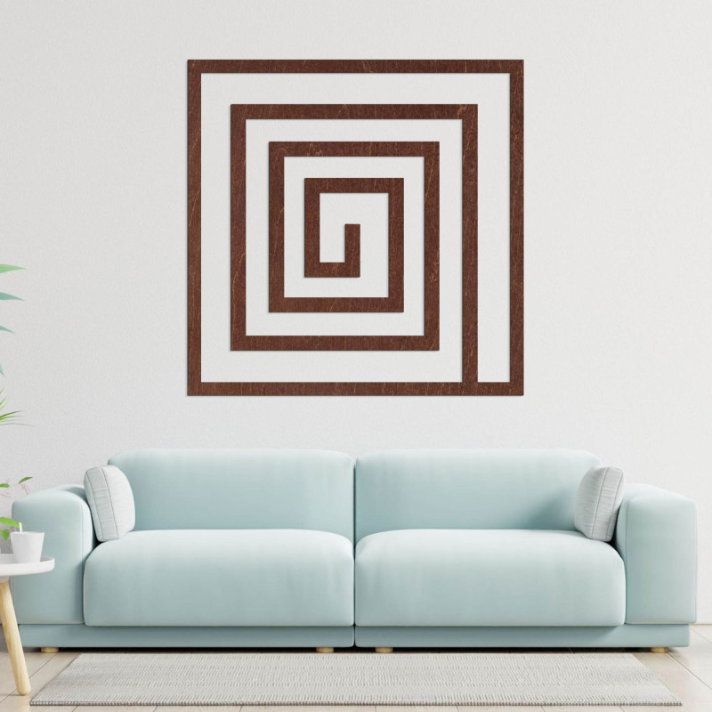 Dekorace zaujme již na první pohled svým geometrickým rytmem, který dodává prostoru moderní a zároveň nadčasový vzhled