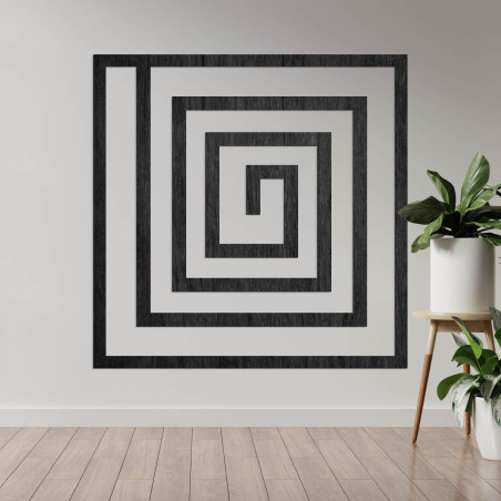 Dekorace zaujme již na první pohled svým geometrickým rytmem, který dodává prostoru moderní a zároveň nadčasový vzhled