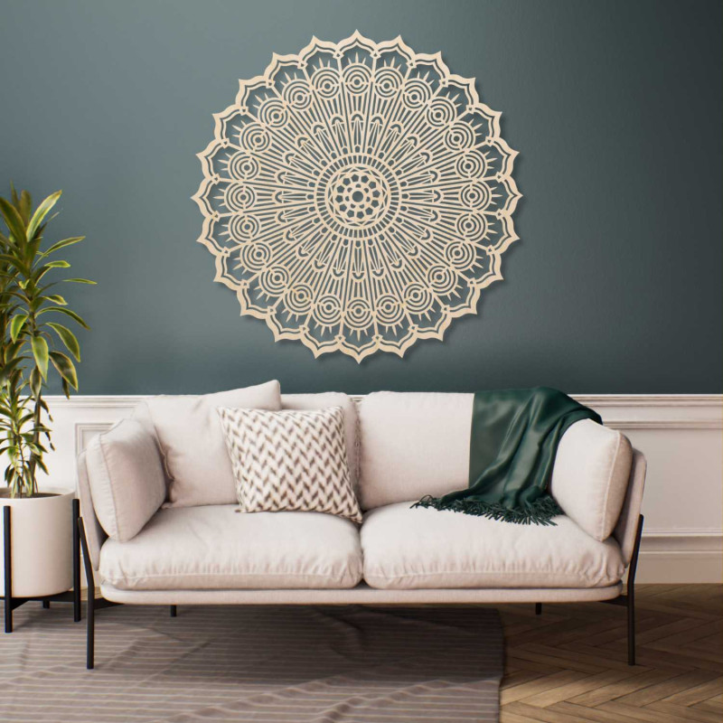 Léčivá mandala na zeď - Elegantní dekorace do...