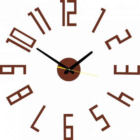 Design nástěnné hodiny do obývacího pokoje, kuchyně, dětského pokoje.