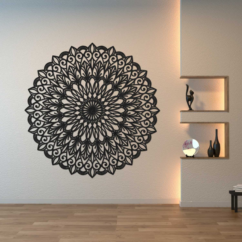 Dřevěná mandala na zeď - dokonalý obraz pro...