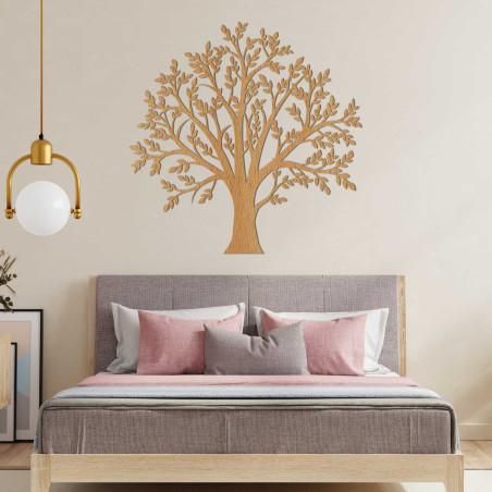 Moderní dřevěná dekorace Strom života dodá interiéru přírodní styl a eleganci