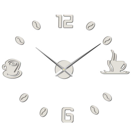 Hodiny na zeď nalepovací káva | COFFE