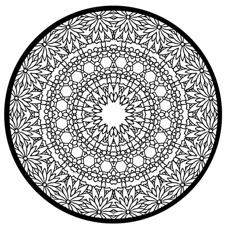 Elegantní mandala ze dřeva jako stylová nástěnná dekorace