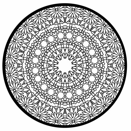 Elegantní mandala ze dřeva jako stylová nástěnná dekorace