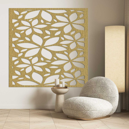 Elegantní květinový panel na zeď vhodný do ložnice i obývacího pokoje