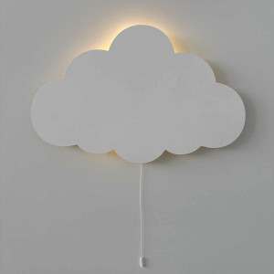 LED lampa Obláček na zeď s teplým bílým světlem do dětského pokoje 2