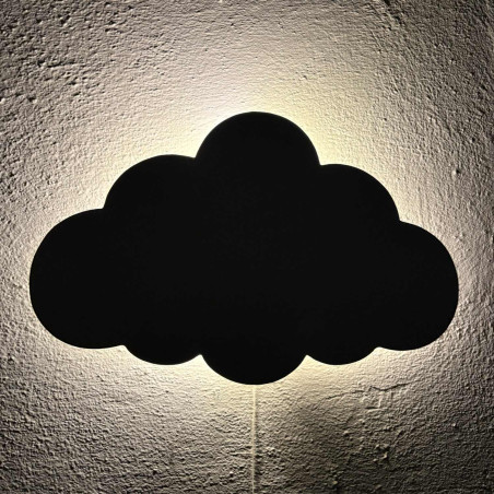 Dětská LED lampa ve tvaru obláčku vytváří příjemné noční osvětlení a klidnou atmosféru