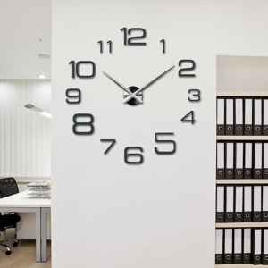 Nástěnné hodiny velké design hodiny DIY KULFOLD 2