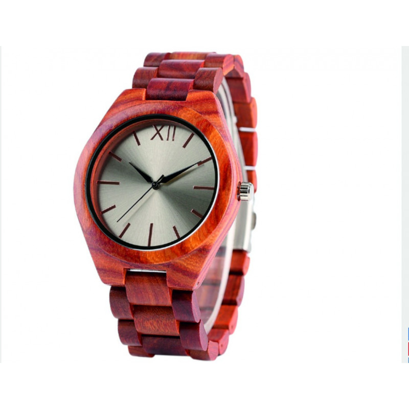 Náramkové hodinky READER vyrobené ze dřeva. Dámské a pánské hodinky.
