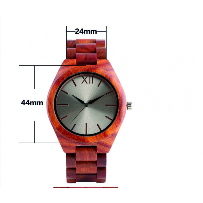Náramkové hodinky READER vyrobené ze dřeva. Dámské a pánské hodinky.