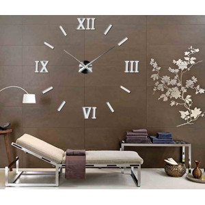 Lepicí hodiny na zeď, luxusní nástěnné hodiny, plastové hodiny