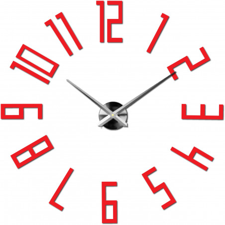 Lepicí hodiny na zeď, luxusní nástěnné hodiny, plastové hodiny Lepicí hodiny na zeď, luxusní nástěnné hodiny, plastové hodiny