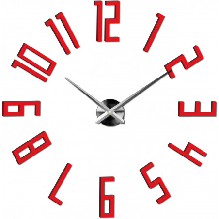 Lepicí hodiny na zeď, luxusní nástěnné hodiny, plastové hodiny Lepicí hodiny na zeď, luxusní nástěnné hodiny, plastové hodiny
