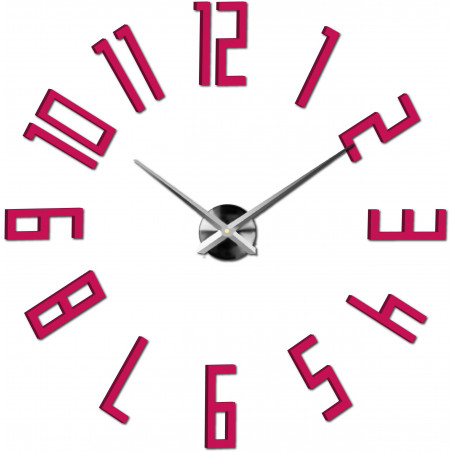 Lepicí hodiny na zeď, luxusní nástěnné hodiny, plastové hodiny Lepicí hodiny na zeď, luxusní nástěnné hodiny, plastové hodiny