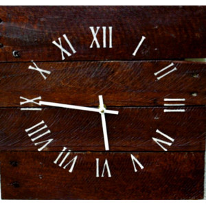 Dřevěné hodiny na stěnu strom