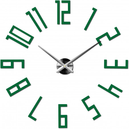 Lepicí hodiny na zeď, luxusní nástěnné hodiny, plastové hodiny Lepicí hodiny na zeď, luxusní nástěnné hodiny, plastové hodiny